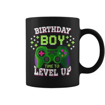 Birthday Boy Time To Level Up Video Game Birthday Gift Boys V2 Coffee Mug - Thegiftio UK