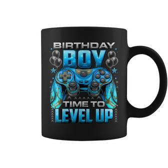 Birthday Boy Time To Level Up Video Gamer Birthday Boy Coffee Mug - Thegiftio UK