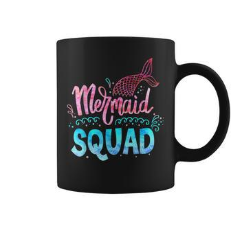 Birthday Mermaid Squad Girls Matching Family Princess V2 Coffee Mug - Seseable