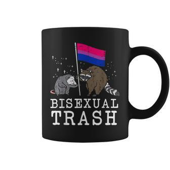 Bisexual Trash Raccoon Opossum Flag Bi Pride Flag Lgbtq Coffee Mug - Thegiftio UK