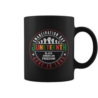 Black American Freedom Juneteenth Graphics Plus Size Shirts For Men Women Family Coffee Mug - Monsterry