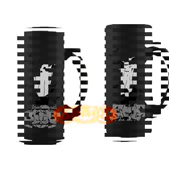 Black Cat Halloween Halloween Cat Pumpkin Scary Pumpkin V2 Coffee Mug - Thegiftio