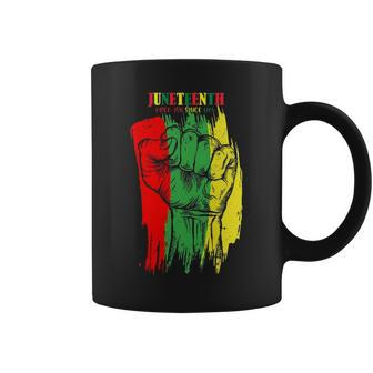 Black History Celebration I Black History Month Fist Juneteenth Coffee Mug - Thegiftio