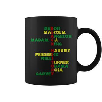 Black History Historic Leaders Proud American Tshirt Coffee Mug - Monsterry AU
