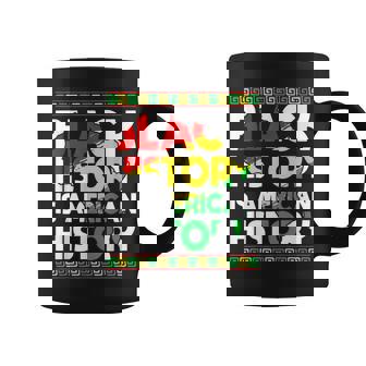 Black History Is American History Patriotic African American V3 Coffee Mug - Thegiftio UK