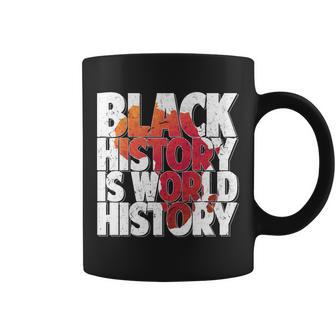 Black History Is World History Graphic Design Printed Casual Daily Basic Coffee Mug - Thegiftio