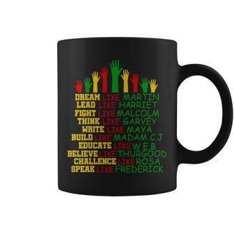 Black History Month Famous Figures Coffee Mug - Monsterry