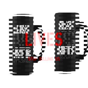 Black Lives Matter Army Stamp Stop Killing Us T-Shirt Graphic Design Printed Casual Daily Basic Coffee Mug - Thegiftio