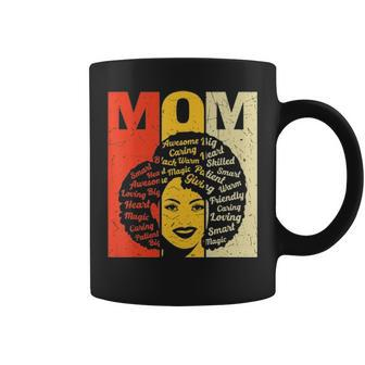 Black Mother Afro Natural Hair Melanin Pride Mom Mothers Day Coffee Mug - Thegiftio UK