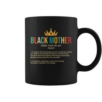 Black Mother Definition Crown Graphic Design Printed Casual Daily Basic Coffee Mug - Thegiftio UK