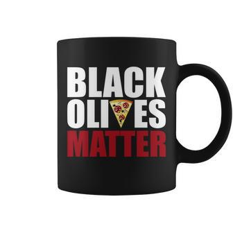 Black Olives Matter Tshirt Coffee Mug - Monsterry