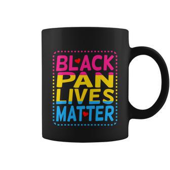 Black Pan Lives Matter Pansexual Omnisexual Gift Coffee Mug - Monsterry