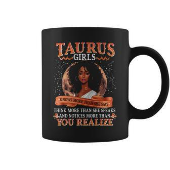 Black Queen Taurus Girls April May Girl Birthday Coffee Mug - Thegiftio UK