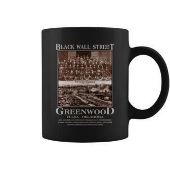 Black Wall Street Never Forget Greenwood Tulsa Oklahoma V2 Coffee Mug - Monsterry