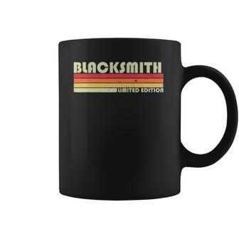 Blacksmith Funny Job Title Profession Birthday Worker Idea Coffee Mug | Mazezy