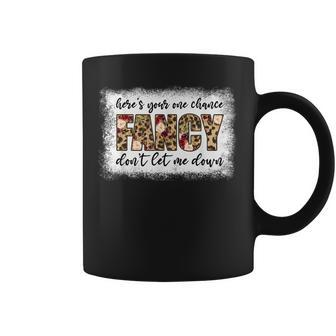 Bleached Heres Your One Chance Fancy Dont Let Me Down Coffee Mug - Thegiftio UK