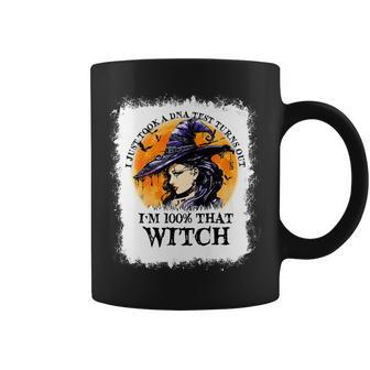 Bleached Im 100 That Witch Witchy Halloween Witch Coffee Mug - Seseable