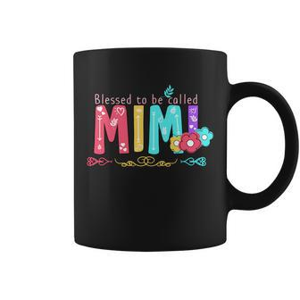 Blessed To Be Called Mimi Tshirt Coffee Mug - Monsterry AU