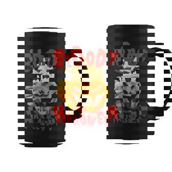 Bloody Halloween Graphic Design Printed Casual Daily Basic V2 Coffee Mug - Thegiftio UK