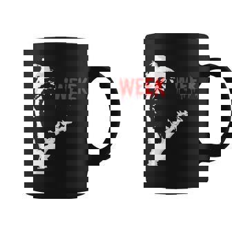 Bloody Week Funny Shark Opening Jawth Sharks Lover Coffee Mug - Thegiftio UK