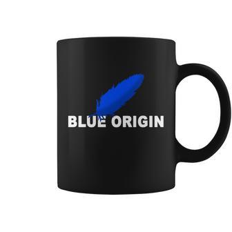 Blue Origin Feather Logo Tshirt Coffee Mug - Monsterry