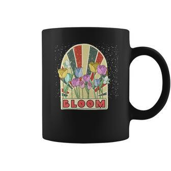 Boho Vintage Bloom Wildflowers Design Coffee Mug - Seseable