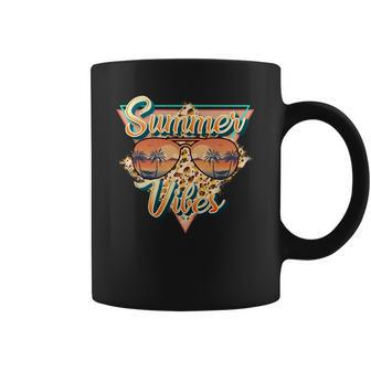 Boho Vintage Summer Vibes Custom Coffee Mug - Seseable