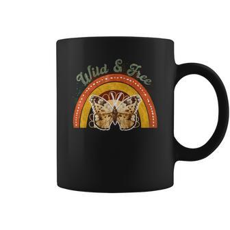 Boho Vintage Wild And Free Retro Coffee Mug | Seseable UK