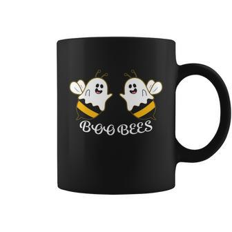 Boo Bees Ghost Halloween Quote Coffee Mug - Monsterry
