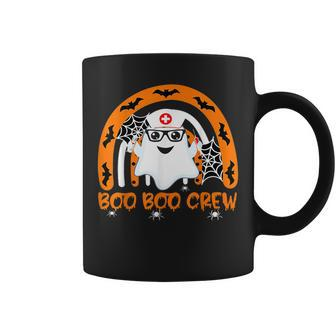 Boo Boo Crew Ghost Doctor Emt Halloween Nurse Coffee Mug - Seseable