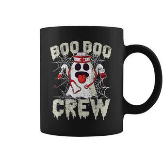 Boo Boo Crew Nurse Funny Ghost Women Halloween Nurse V3 Coffee Mug - Thegiftio UK
