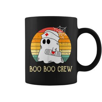 Boo Boo Crew Nurse Ghost Funny Halloween Costume Coffee Mug - Seseable