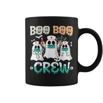 Boo Boo Crew Nurse Halloween Ghost Costume Matching Coffee Mug - Seseable