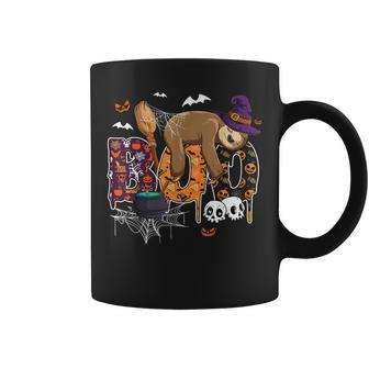Boo Sloth Witch Hat Funny Halloween Costume Boys Kids Coffee Mug - Thegiftio UK