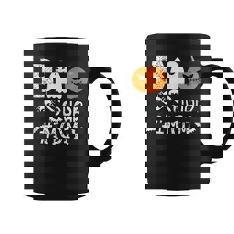 Boo Squad Mom Cute Ghost Pumpkin Halloween Mama Family Coffee Mug - Thegiftio