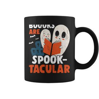 Books Are Spook-Tacular Halloween Bookworm Book Reading Sweatshirt Coffee Mug - Thegiftio UK