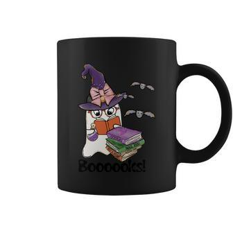 Boooooks Ghost Funny Halloween Quote V2 Coffee Mug - Monsterry UK