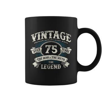 Born In 1947 Vintage Classic Dude 75Th Years Old Birthday Coffee Mug - Thegiftio UK