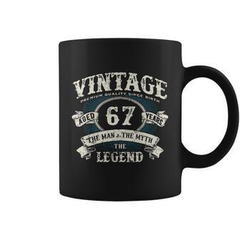 Born In 1955 Vintage Classic Dude 67Th Years Old Birthday Graphic Design Printed Casual Daily Basic Coffee Mug - Thegiftio UK