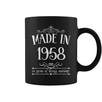 Born In 1958 64 Years Old Made In 1958 64Th Birthday Coffee Mug - Thegiftio UK