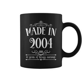 Born In 2004 18 Years Old Made In 2004 18Th Birthday Coffee Mug - Thegiftio UK