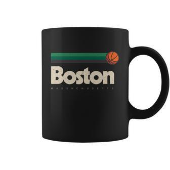 Boston Basketball Bball Massachusetts Green Retro Boston Graphic Design Printed Casual Daily Basic Coffee Mug - Thegiftio UK