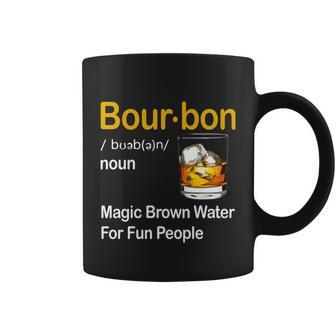 Bourbon Definition Magic Brown Water For Fun People Gift Graphic Design Printed Casual Daily Basic Coffee Mug