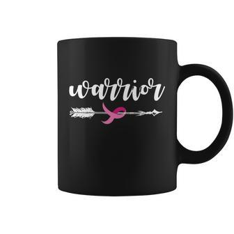 Breast Cancer Awareness Warrior Pink Ribbon Coffee Mug - Monsterry UK