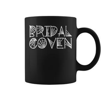 Bridal Coven Witch Bride Party Halloween Wedding Coffee Mug - Seseable