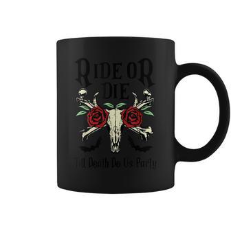 Bride Or Die Babe Gothic Witchy Halloween Tarot Cute Coffee Mug - Thegiftio UK