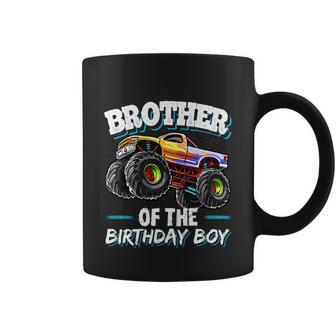 Brother Of The Birthday Boy Monster Truck Birthday Cool Gift Coffee Mug - Monsterry UK