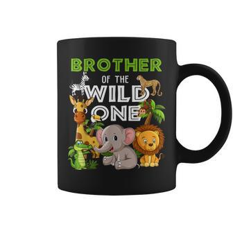 Brother Of The Wild One Zoo Birthday Safari Jungle Animal Coffee Mug - Thegiftio UK