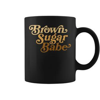 Brown Sugar Babe Afro Queen Black Women Pride Melanin Coffee Mug - Thegiftio UK