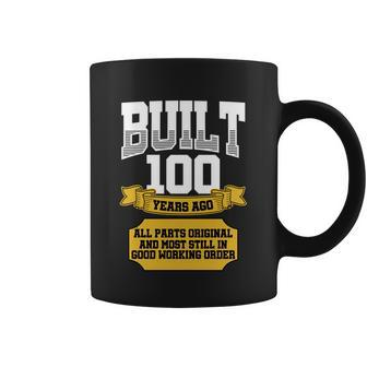 Built 100Th Birthday All Original Part Graphic Design Printed Casual Daily Basic Coffee Mug - Thegiftio UK